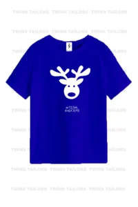 twins tailors Summer Themed 3-Pack Unisex Black-Grey-Sax Blue Children's T-Shirt/T-Shirt - Image 4