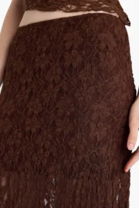 DeFacto A Form High Waist Lace Maxi Skirt - Image 5