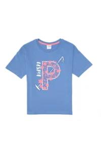 US Polo Assn. Girls' Blue Capri Bottom Top Set -VR036 - Image 4
