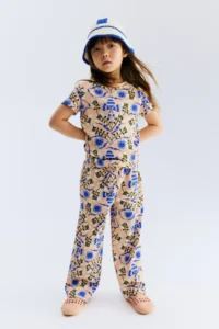 H&M Delik Patterned Jersey Top - Image 3
