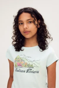 H&M Print Motif and Cotton T-Shirt