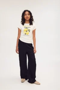H&M Print Motif and Cotton T-Shirt - Image 2