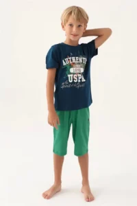 US Polo Assn. Boys' Capri Set