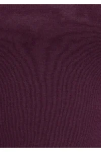 Mavi Purple Basic Crop T-Shirt Crop / Short Cut -70434 - Image 7