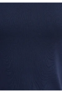 Mavi Navy Blue Basic Crop T-Shirt Crop / Short Cut -85315 - Image 7