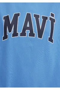 Mavi Logo Printed T-Shirt Oversize / Wide Cut -91478 - Image 8