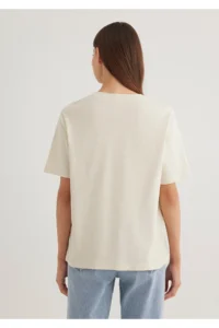 Mavi 2 Pack Women's Basic T-Shirt Regular Fit / Normal Cut 1611366-70072 - Image 7
