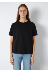 Mavi Black Basic T-Shirt Regular Fit / Normal Cut -900 - Image 5