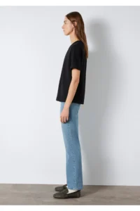 Mavi Black Basic T-Shirt Regular Fit / Normal Cut -900 - Image 6