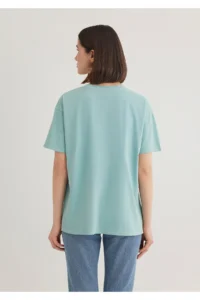 Mavi Printed Green Istanbul T-Shirt Loose Fit / Loosely Comfortable Cut - Image 5