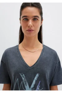 Mavi Printed Gray Istanbul T-Shirt Regular Fit / Normal Cut - Image 6