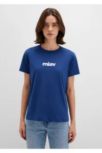 Mavi Meow Printed T-Shirt Regular Fit / Normal Cut -70722 - Image 4