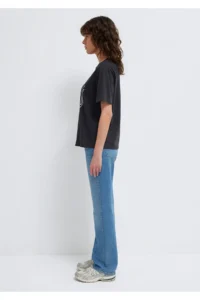 Mavi Cat Printed Anthracite Istanbul T-Shirt Regular Fit / Normal Cut -70087 - Image 4