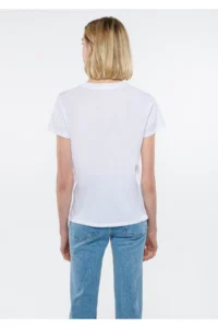 Mavi Paradise Printed White T-Shirt Slim Fit / Slim Fit -620 - Image 3