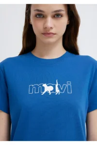 Mavi Cat Logo Printed T-Shirt Regular Fit / Normal Cut -32213 - Image 6