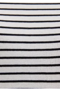 Mavi Black Striped T-Shirt Regular Fit / Normal Cut -85143 - Image 7