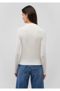 Mavi Textured White T-Shirt Slim Fit / Slim Fit -70057 - Image 4