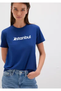 Mavi Istanbul Printed T-Shirt Semi Slim Fit / Semi Slim Fit -70722 - Image 2