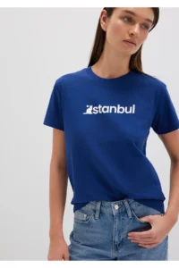 Mavi Istanbul Printed T-Shirt Semi Slim Fit / Semi Slim Fit -70722 - Image 3