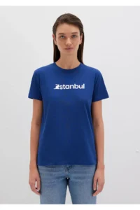 Mavi Istanbul Printed T-Shirt Semi Slim Fit / Semi Slim Fit -70722 - Image 4