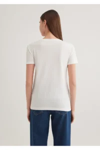 Mavi Cat Printed White T-Shirt Slim Fit / Slim Fit -70057 - Image 4