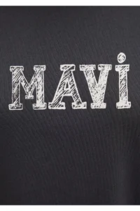 Mavi Printed Anthracite T-Shirt Regular Fit / Normal Cut -34853 - Image 7