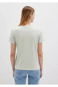 Mavi Printed Green T-Shirt Regular Fit / Normal Cut -70148 - Image 4