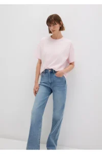 Mavi Printed Pink T-Shirt Loose Fit -89200 - Image 2