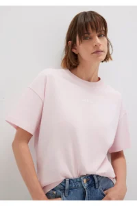 Mavi Printed Pink T-Shirt Loose Fit -89200 - Image 3