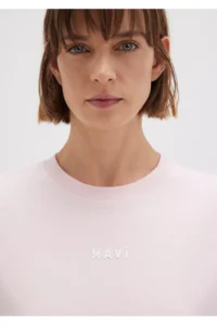 Mavi Printed Pink T-Shirt Loose Fit -89200 - Image 6