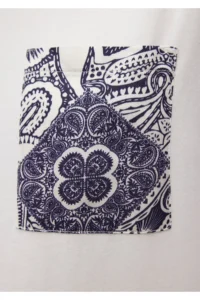 Mavi Printed White T-Shirt Regular Fit / Normal Cut -70057 - Image 6