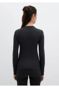Mavi Long Sleeve Black Basic T-Shirt Fitted -900 - Image 4