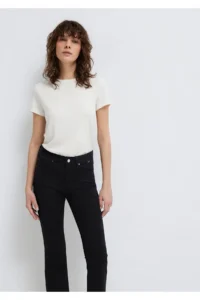 Mavi White (TENCEL™) Basic T-Shirt Slim Fit / Slim Fit -80194