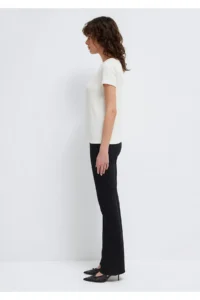 Mavi White (TENCEL™) Basic T-Shirt Slim Fit / Slim Fit -80194 - Image 5