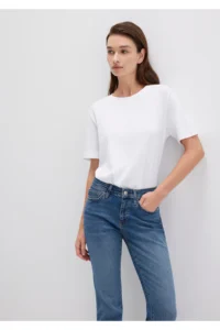 Mavi White Basic T-Shirt Semi Slim Fit / Semi Slim Fit -620