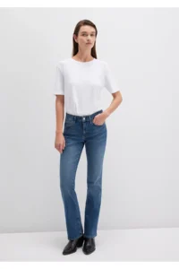 Mavi White Basic T-Shirt Semi Slim Fit / Semi Slim Fit -620 - Image 3