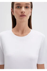 Mavi White Basic T-Shirt Semi Slim Fit / Semi Slim Fit -620 - Image 6