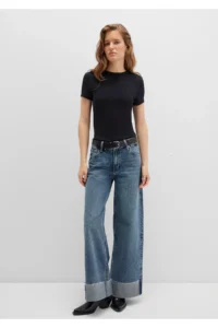 Mavi Black Basic T-Shirt Fitted -900 - Image 2