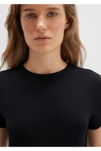 Mavi Black Basic T-Shirt Fitted -900 - Image 6