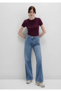 Mavi Purple Basic T-Shirt Fitted -70434