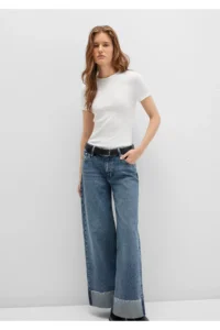 Mavi White Basic T-Shirt Fitted -70057 - Image 3