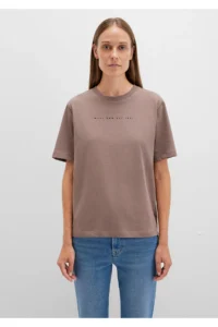 Mavi Printed Brown T-Shirt Regular Fit / Normal Cut -70383 - Image 5