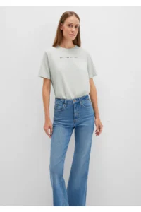 Mavi Printed Green T-Shirt Regular Fit / Normal Cut -70148 - Image 2