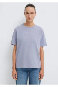 Mavi Printed Purple T-Shirt Regular Fit / Normal Cut -81919 - Image 3