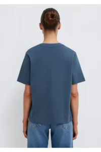Mavi MV Printed Interlock Navy Blue T-Shirt Regular Fit / Normal Cut -70500 - Image 6