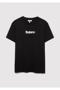 Mavi Pile Printed Black T-Shirt Regular Fit / Normal Cut -900 - Image 6