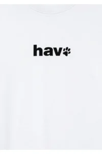 Mavi Pile Printed White T-Shirt Regular Fit / Normal Cut -620 - Image 7