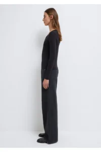 Mavi Long Sleeve Black Basic T-Shirt Fitted -900 - Image 4