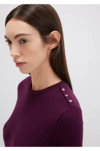 Mavi Purple T-Shirt Fitted / Close-fitting Cut -70394 - Image 4