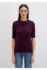 Mavi Purple T-Shirt Fitted / Close-fitting Cut -70394 - Image 5